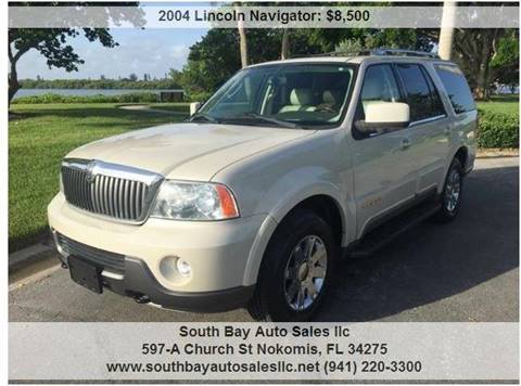 2004 Lincoln Navigator for sale at South Bay Auto Sales llc in Nokomis FL