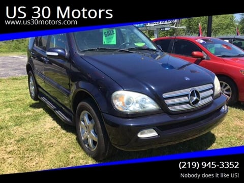 2003 Mercedes-Benz M-Class for sale at US 30 Motors in Crown Point IN