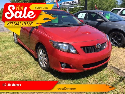 2009 Toyota Corolla for sale at US 30 Motors in Merrillville IN