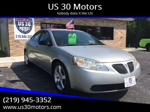 2006 Pontiac G6 for sale at US 30 Motors in Crown Point IN