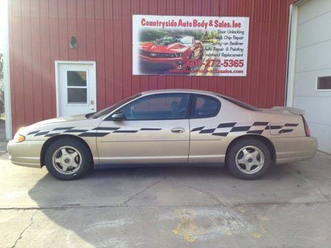 2004 Chevrolet Monte Carlo for sale at Countryside Auto Body & Sales, Inc in Gary SD