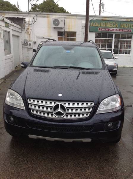 2008 Mercedes-Benz M-Class for sale at AQUIDNECK MOTORS INC in Middletown RI