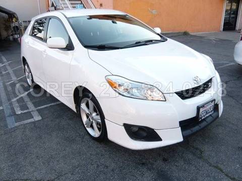 2009 Toyota Matrix for sale at WWW.COREY4CARS.COM / COREY J AN in Los Angeles CA
