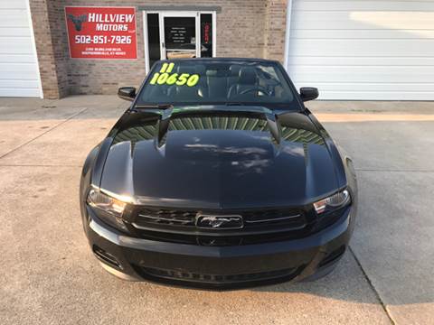 2011 Ford Mustang for sale at HillView Motors in Shepherdsville KY