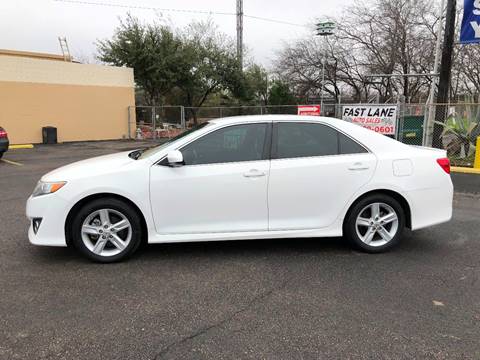 2013 Toyota Camry for sale at FAST LANE AUTO SALES in San Antonio TX