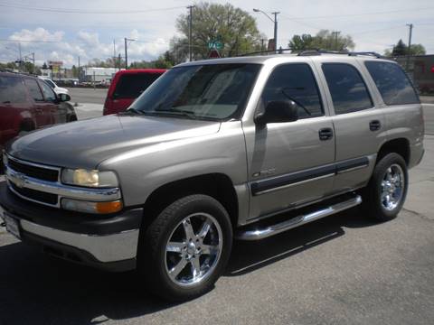 2001 Chevrolet Tahoe for sale at FINISH LINE AUTO SALES in Idaho Falls ID