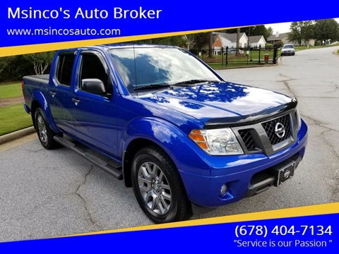 2012 Nissan Frontier for sale at Msinco's Auto Broker in Snellville GA
