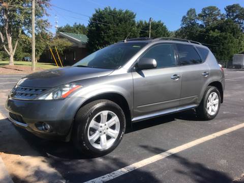 2007 Nissan Murano for sale at GTO United Auto Sales LLC in Lawrenceville GA