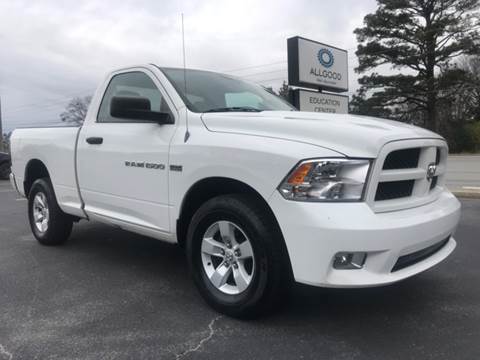 2012 RAM Ram Pickup 1500 for sale at GTO United Auto Sales LLC in Lawrenceville GA