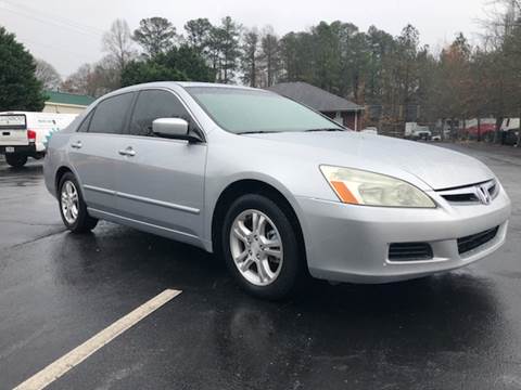 2007 Honda Accord for sale at GTO United Auto Sales LLC in Lawrenceville GA