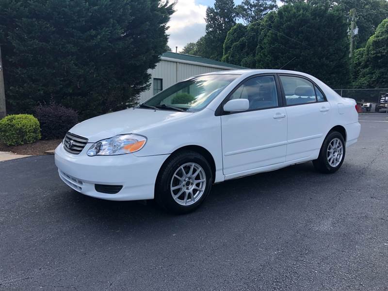 2003 Toyota Corolla for sale at GTO United Auto Sales LLC in Lawrenceville GA