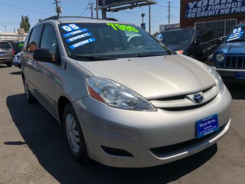 2008 Toyota Sienna for sale at WILSON MOTORS in Stockton CA
