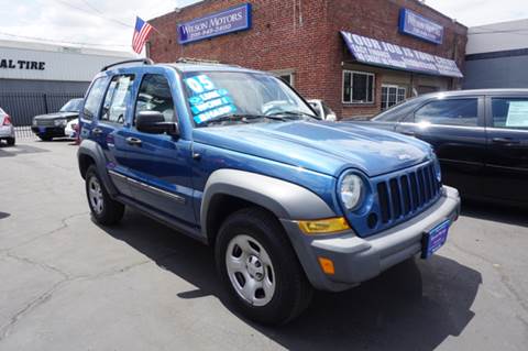 2005 Jeep Liberty for sale at WILSON MOTORS in Stockton CA