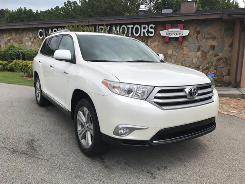 2012 Toyota Highlander for sale at Classy And Luxury Motors in Marietta GA