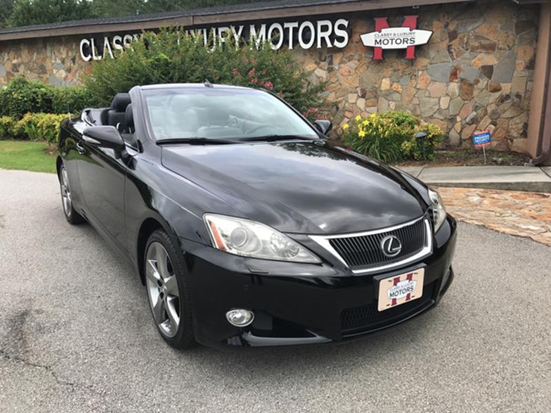 2010 Lexus IS 250C for sale at Classy And Luxury Motors in Marietta GA