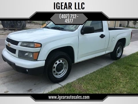 2011 Chevrolet Colorado for sale at IG AUTO in Longwood FL