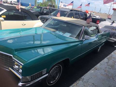1969 Cadillac DeVille for sale at TOP TWO USA INC in Oakland Park FL