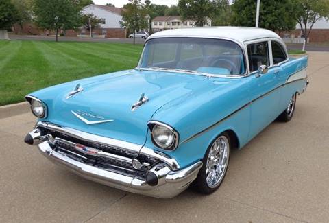 1957 Chevrolet Bel Air for sale at WEST PORT AUTO CENTER INC in Fenton MO