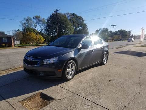 2013 Chevrolet Cruze for sale at E Motors LLC in Anderson SC