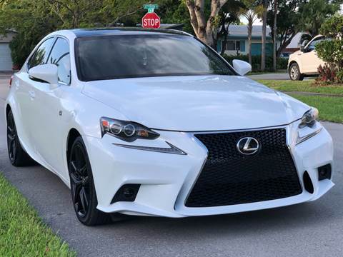 2015 Lexus IS 250 for sale at HIGH PERFORMANCE MOTORS in Hollywood FL