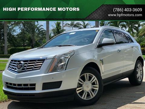 2015 Cadillac SRX for sale at HIGH PERFORMANCE MOTORS in Hollywood FL