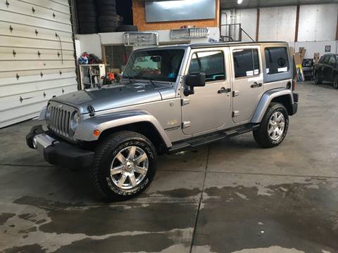 2015 Jeep Wrangler Unlimited for sale at T James Motorsports in Gibsonia PA