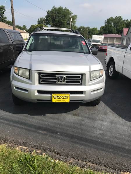 2006 Honda Ridgeline for sale at Discount Motor Sales in Lorain OH