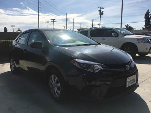 2016 Toyota Corolla for sale at Sign and Drive Motors in Stanton CA