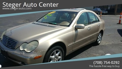 2002 Mercedes-Benz C-Class for sale at Steger Auto Center in Steger IL