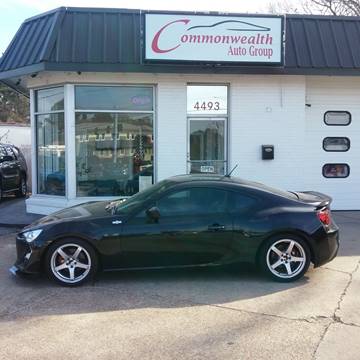 2014 Scion FR-S for sale at Commonwealth Auto Group in Virginia Beach VA