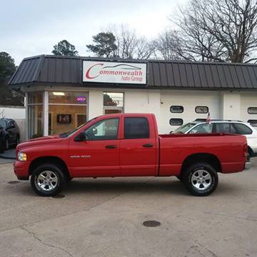 2005 Dodge Ram Pickup 1500 for sale at Commonwealth Auto Group in Virginia Beach VA