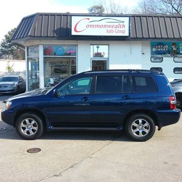 2004 Toyota Highlander for sale at Commonwealth Auto Group in Virginia Beach VA