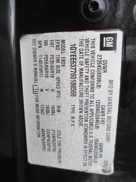 2006 Cadillac SRX (image 9)