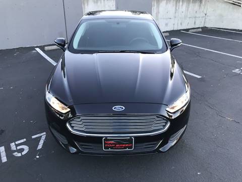 2014 Ford Fusion for sale at Top Speed Auto Sales in Fremont CA