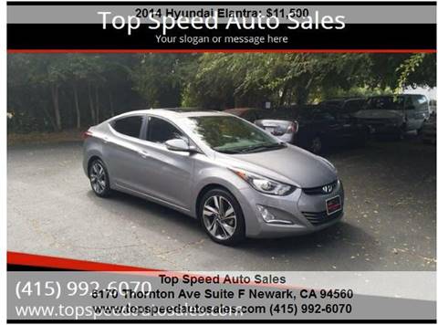 2014 Hyundai Elantra for sale at Top Speed Auto Sales in Fremont CA