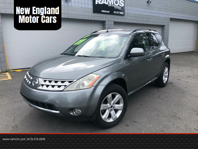2007 Nissan Murano for sale at New England Motor Cars in Springfield MA