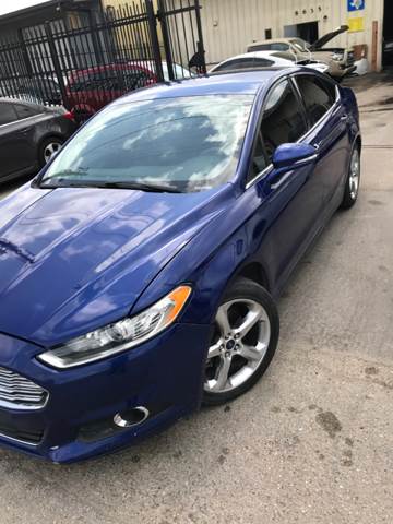 2013 Ford Fusion for sale at ALL STAR MOTORS INC in Houston TX