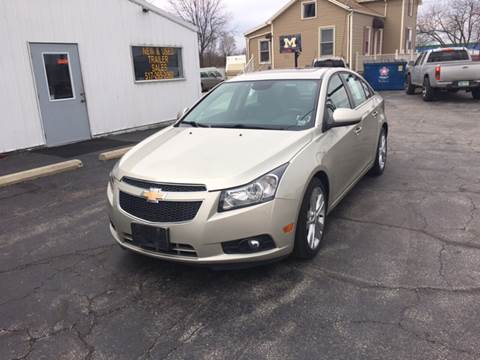 2013 Chevrolet Cruze for sale at Autos Unlimited, LLC in Adrian MI