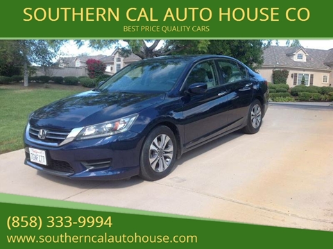2014 Honda Accord for sale at SOUTHERN CAL AUTO HOUSE in San Diego CA
