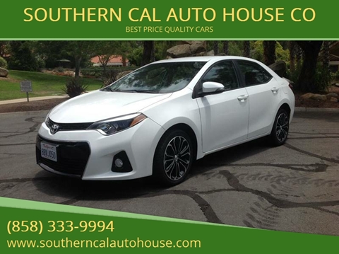 2015 Toyota Corolla for sale at SOUTHERN CAL AUTO HOUSE CO in San Diego CA