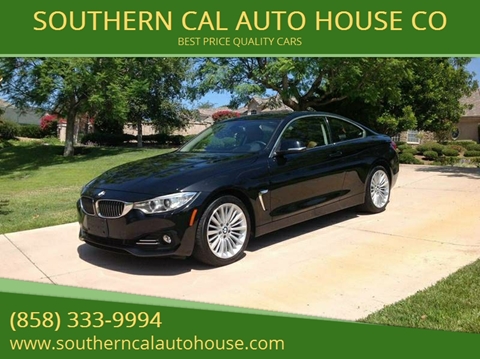 2014 BMW 4 Series for sale at SOUTHERN CAL AUTO HOUSE in San Diego CA