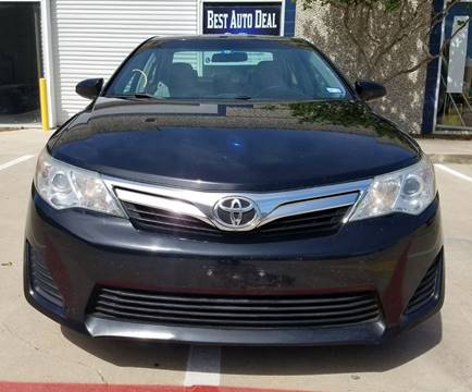 2013 Toyota Camry for sale at BEST AUTO DEAL in Carrollton TX