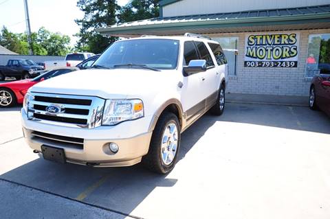 2013 Ford Expedition EL for sale at Stivers Motors, LLC in Nash TX