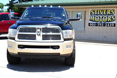 2012 RAM Ram Pickup 3500 for sale at Stivers Motors, LLC in Nash TX