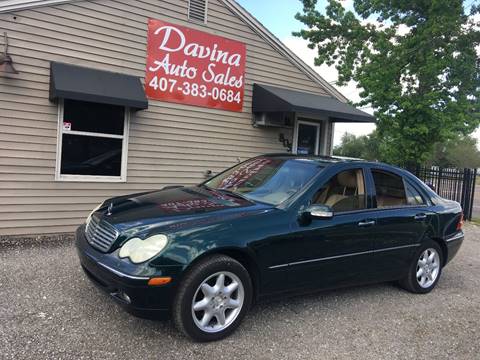 2002 Mercedes-Benz C-Class for sale at DAVINA AUTO SALES in Longwood FL