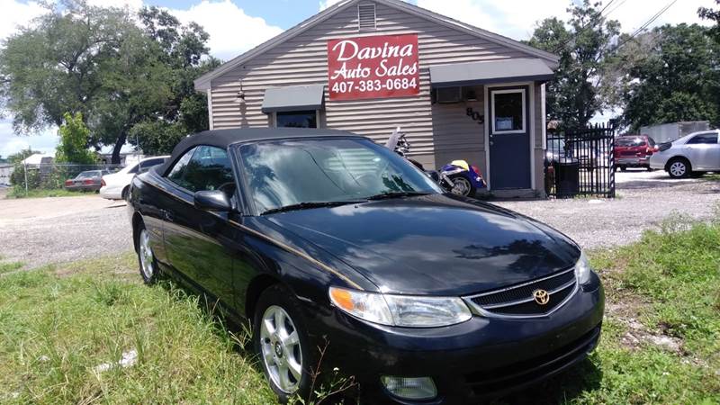 2001 Toyota Camry Solara for sale at DAVINA AUTO SALES in Longwood FL