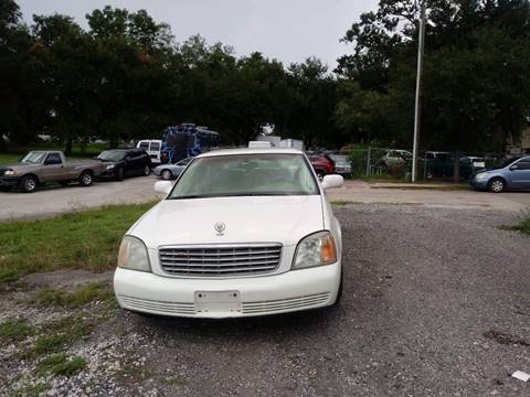 2001 Cadillac DeVille for sale at DAVINA AUTO SALES in Longwood FL