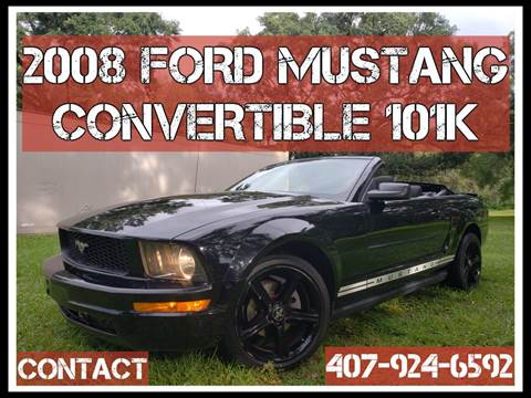 2008 Ford Mustang for sale at AFFORDABLE ONE LLC in Orlando FL