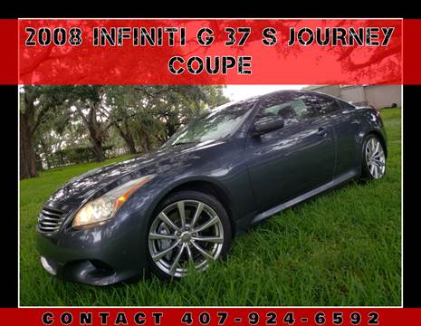 2008 Infiniti G37 for sale at AFFORDABLE ONE LLC in Orlando FL