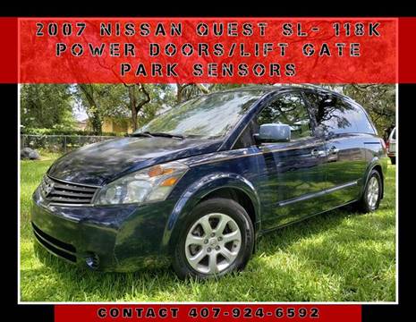 2007 Nissan Quest for sale at AFFORDABLE ONE LLC in Orlando FL